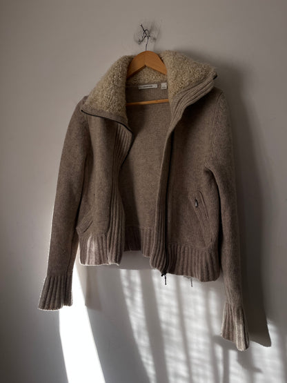 COUNTRY ROAD Wool Zip Jacket with Shearling Collar
 (8-10)