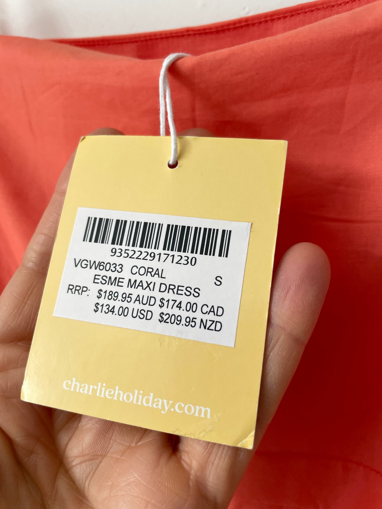 CHARLIE HOLIDAY 'Esme' dress RRP$210 (8)