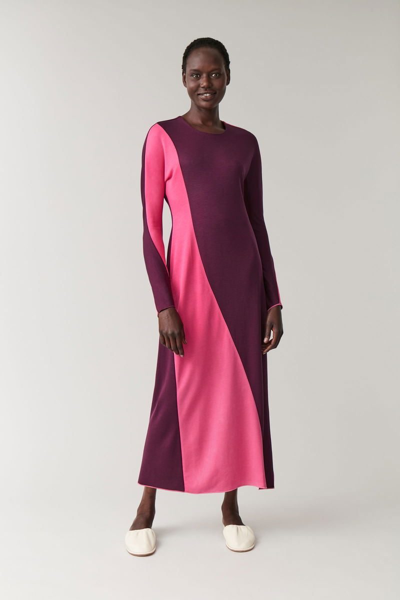 COS Colour-Block Maxi Dress RRP$290 (12-16)