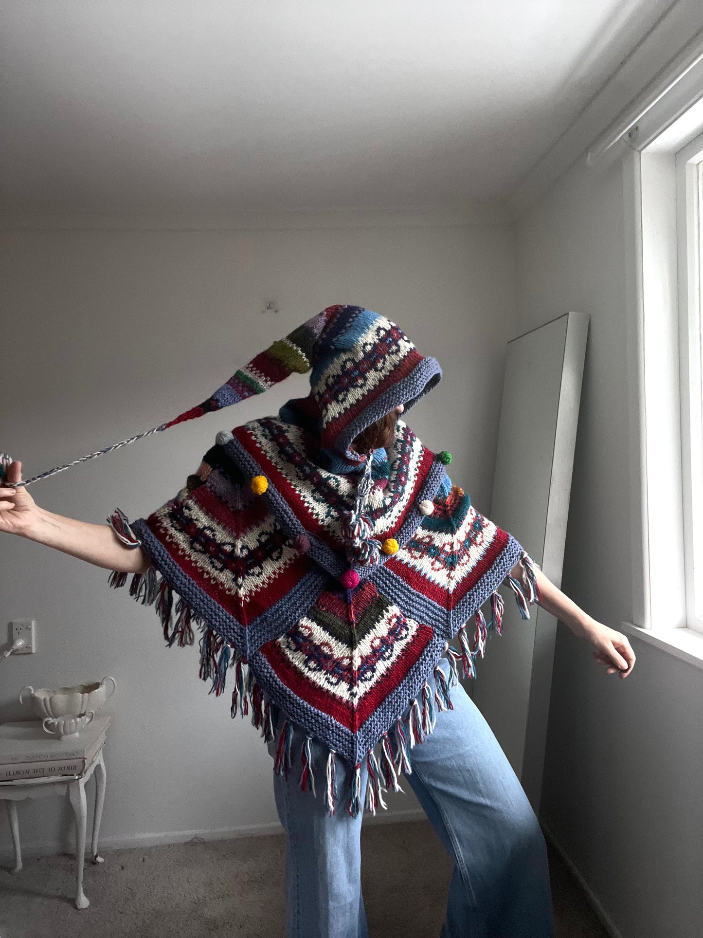 WOOL poncho (OSFM)