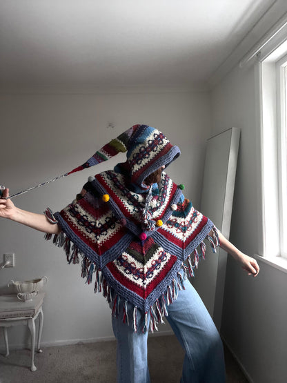 WOOL poncho (OSFM)