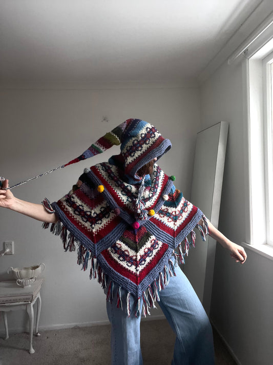 WOOL poncho (OSFM)