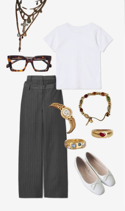 MINERAL Pinstripe Wide Leg Pants (14)