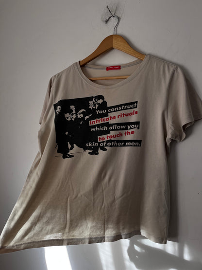 BARBARA KRUGER 2004 Uniqlo t-shirt (10-12)