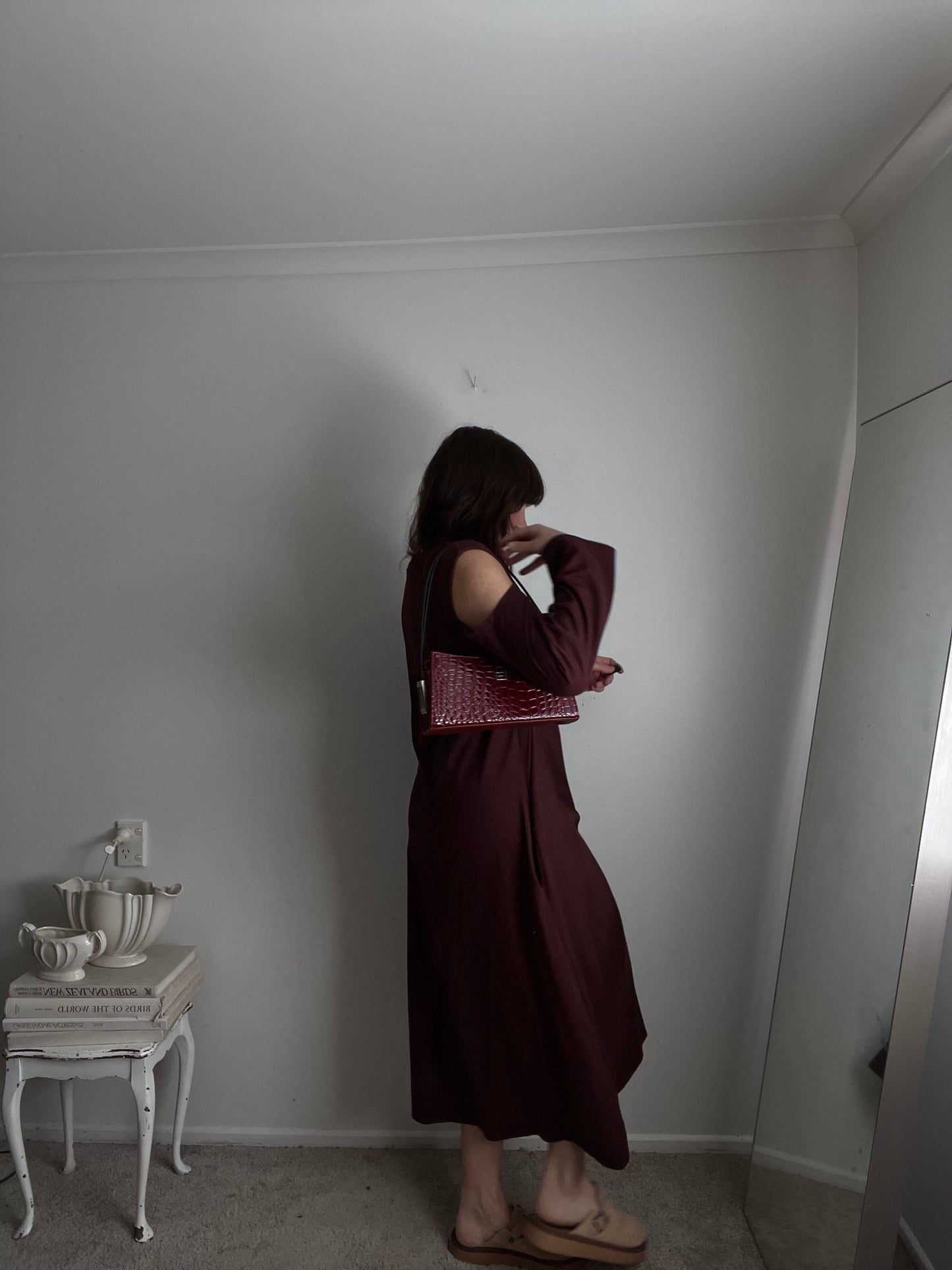 MOOCHI Cold shoulder maxi dress RRP$349 (12-14)