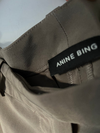 ANINE BING ‘Dolan’ Wide-Leg Tailored Trousers RRP$729 (10)