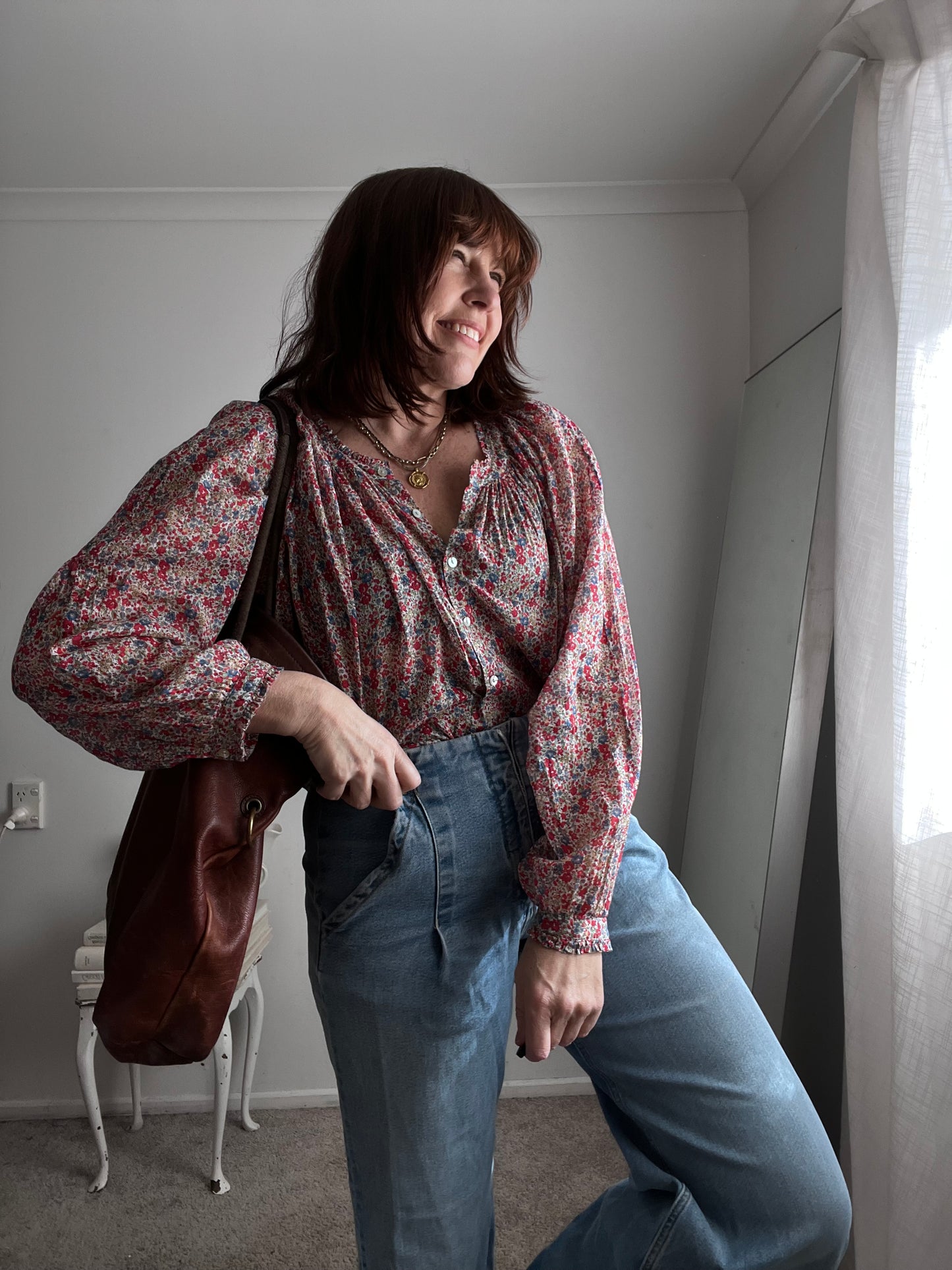 MAX Liberty Blouse RRP$159 (14-16)