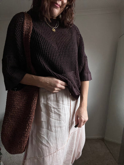 MINERAL Honeycomb Merino Knit RRP$130 (14-16)