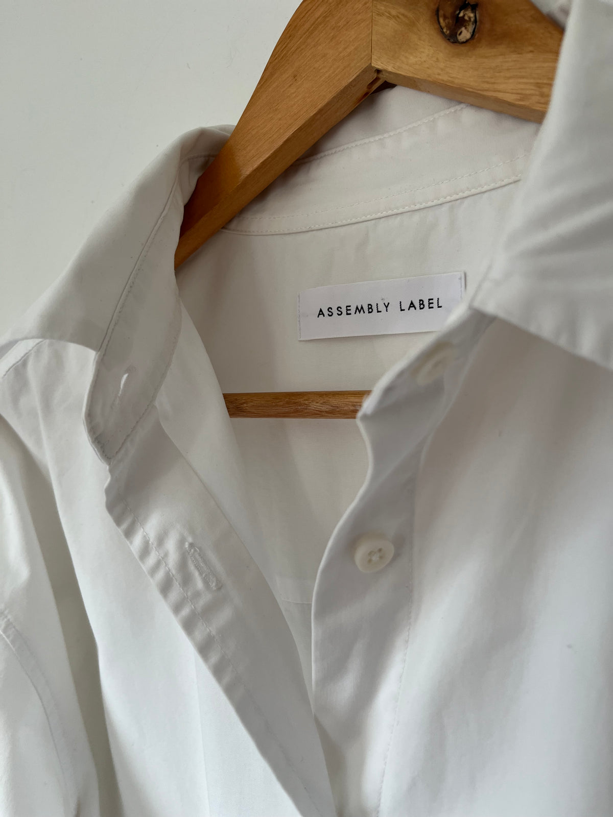 ASSEMBLY LABEL oversized cotton shirt RRP approx. $120 (Size 8-12)