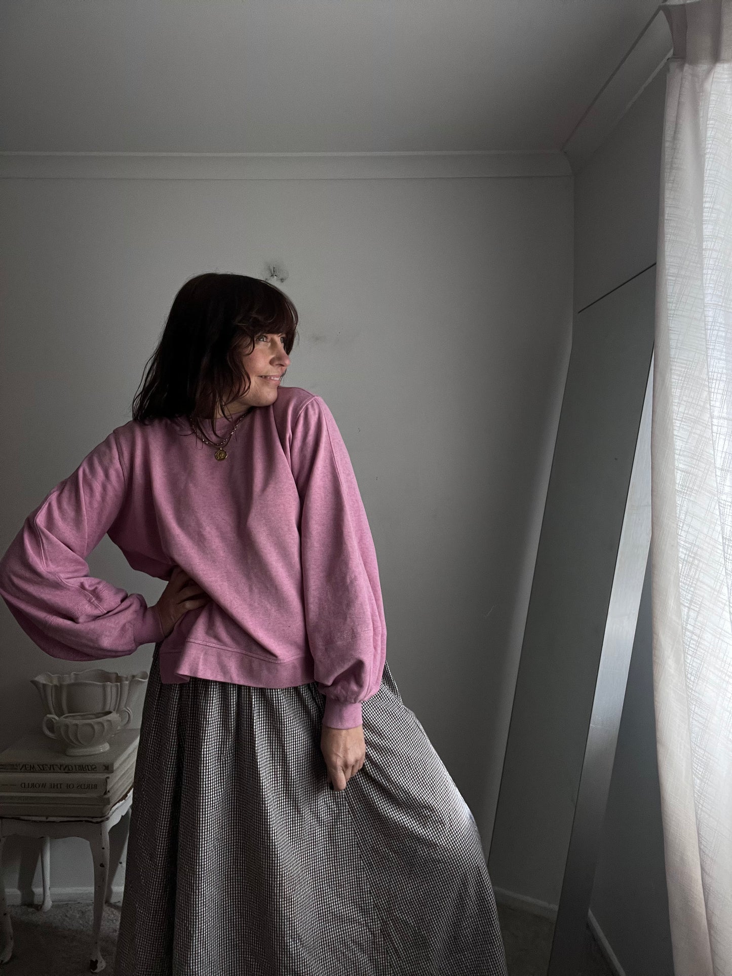 GANNI Pink Logo Sweatshirt RRP$395 (8-12)