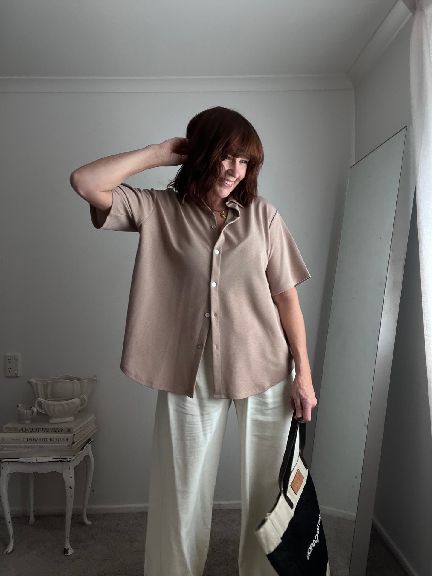 CAITLIN CRISP Shirt RRP$395 (10-14)