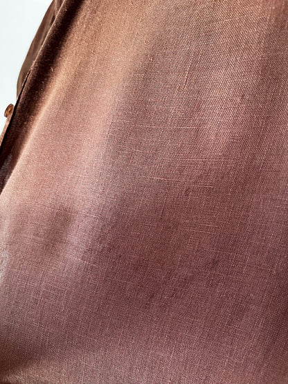 MONTAIGNE Italian Linen Button-Through Dress RRP$270 (16-18)