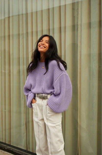 BLAK LUXE Mohair Oversized Jumper RRP$279 (Size 12-14)