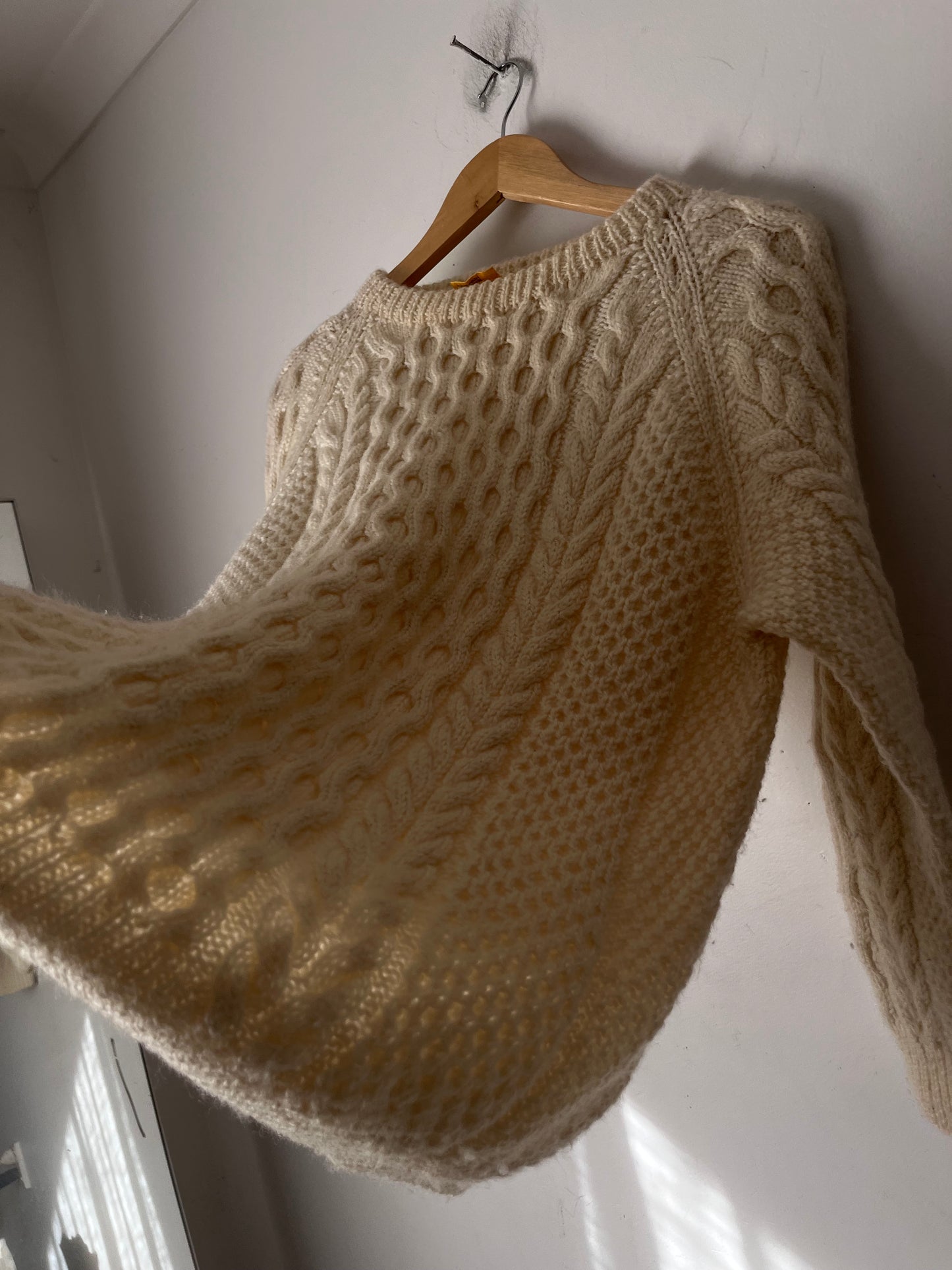 Hand Knit Cable Knit Jumper (6-10)