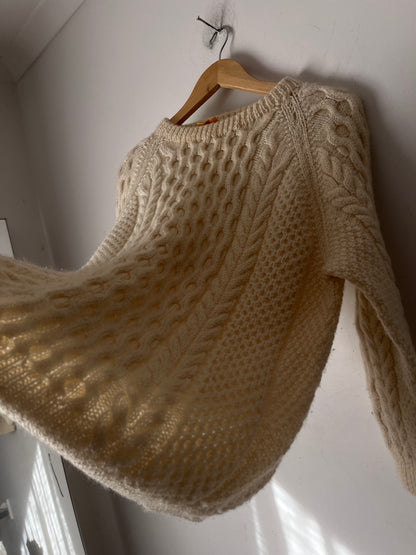 Hand Knit Cable Knit Jumper (6-10)