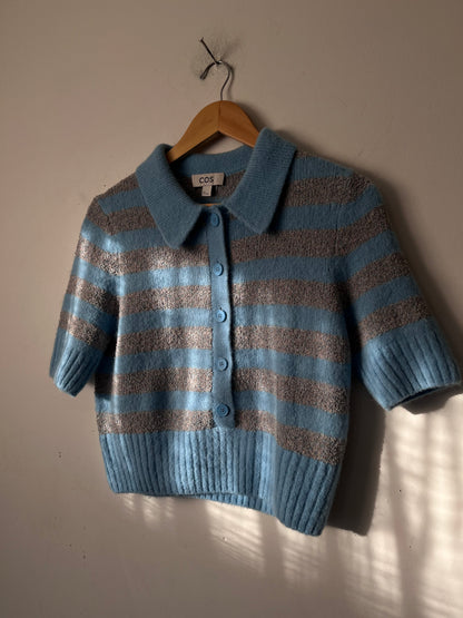 COS short sleeve knit cardigan RRP$129 10-12)