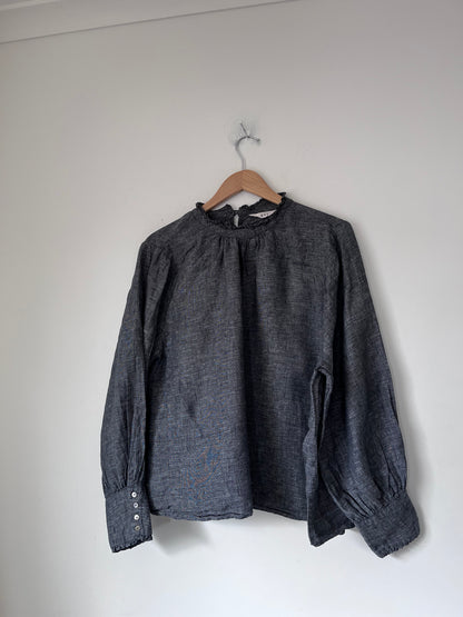 MAX linen blouse RRP$140 (16-18)