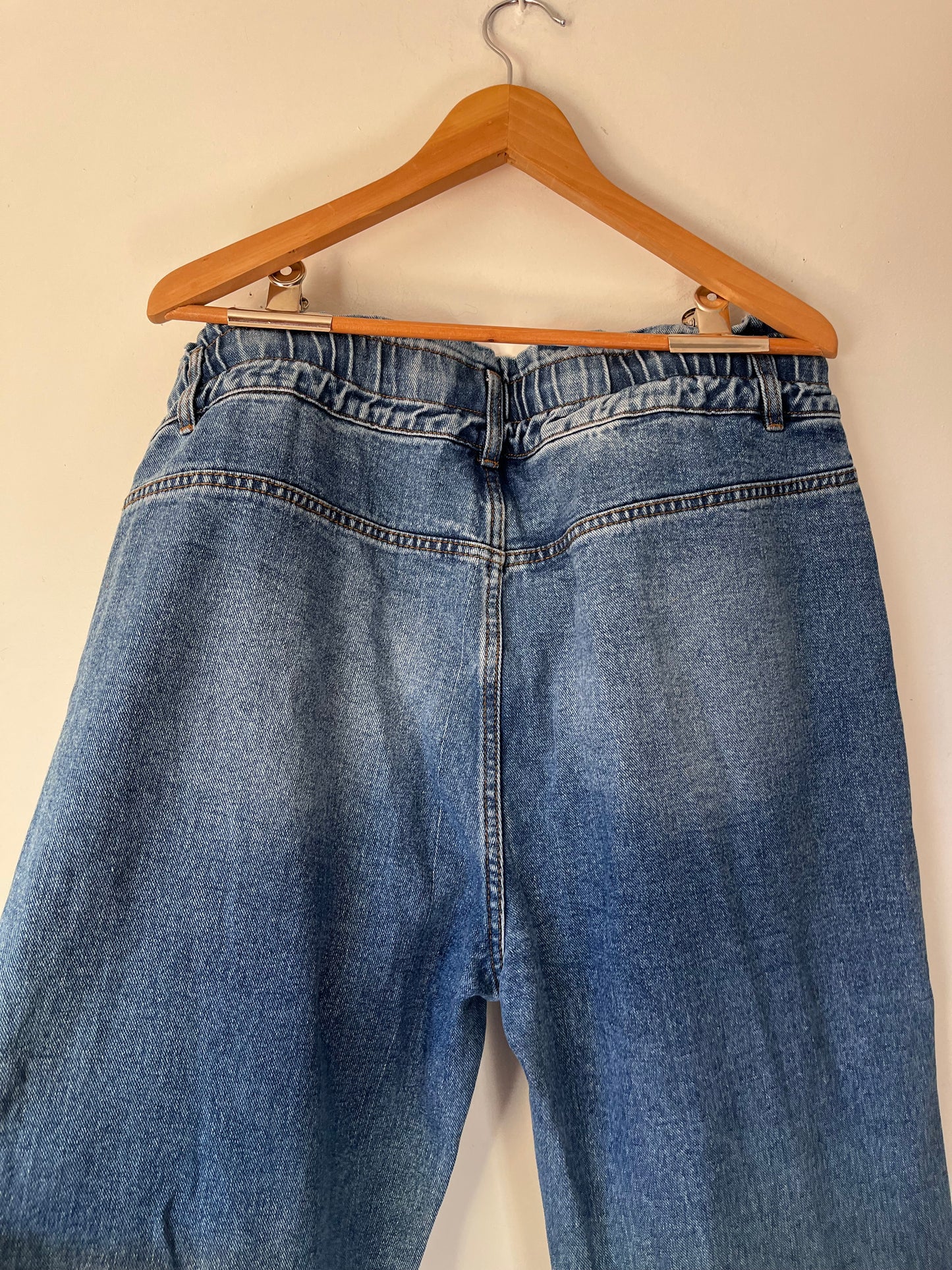 FEDERATION Wide Leg Drawstring Jeans RRP approx $170 (14)