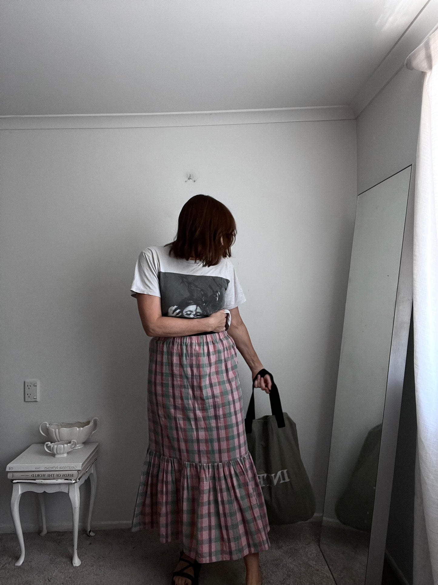 Gingham skirt (10-12)