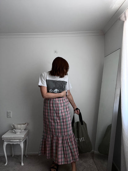 Gingham skirt (10-12)