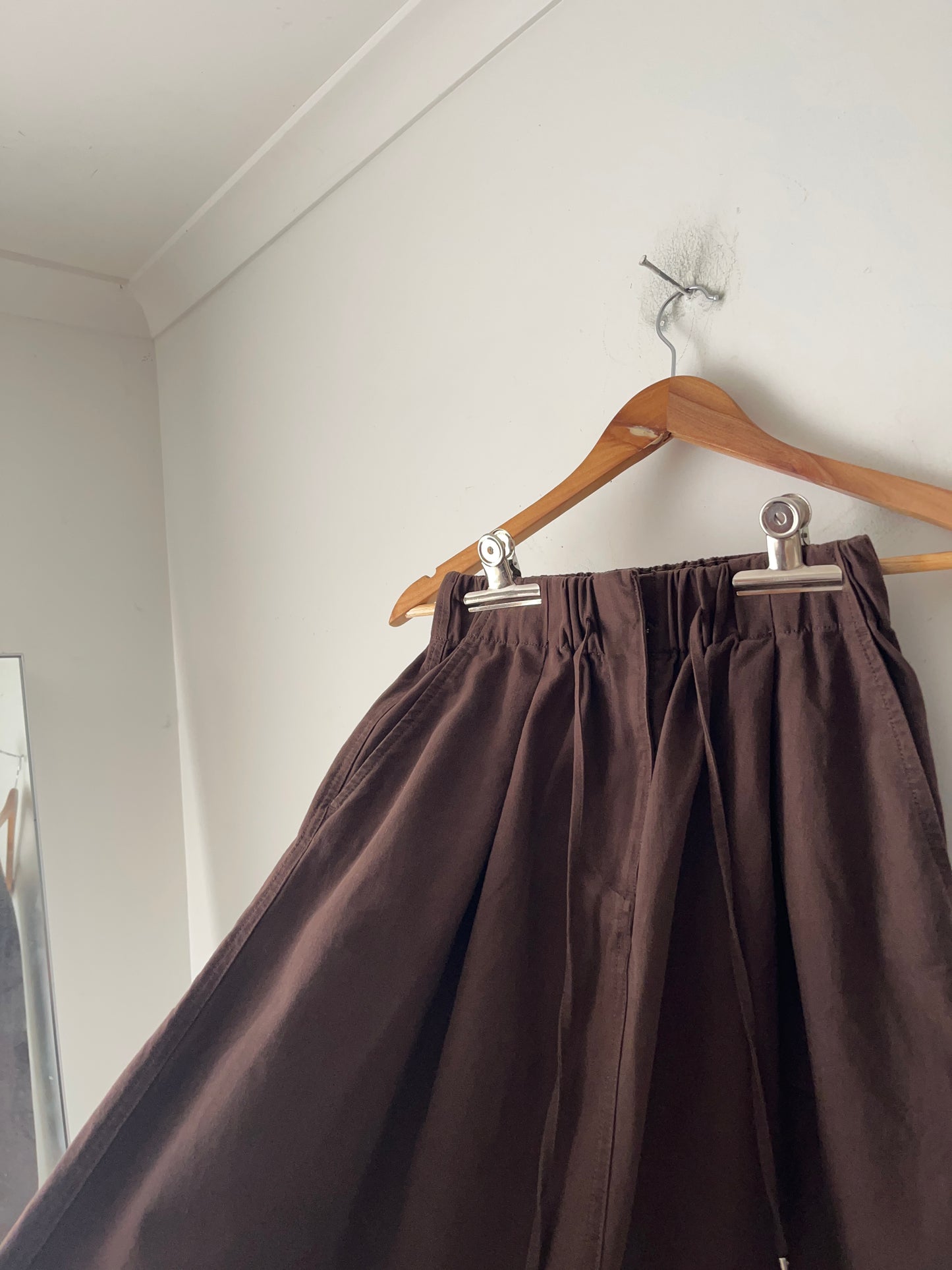 COUNTRY ROAD Gathered Cotton Midi Skirt RRP$179 (6-8)