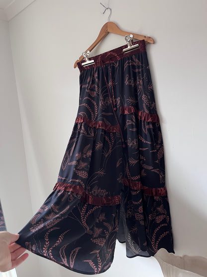 LOOBIE’S STORY Botanical Tiered Skirt RRP$399 (Size 12)