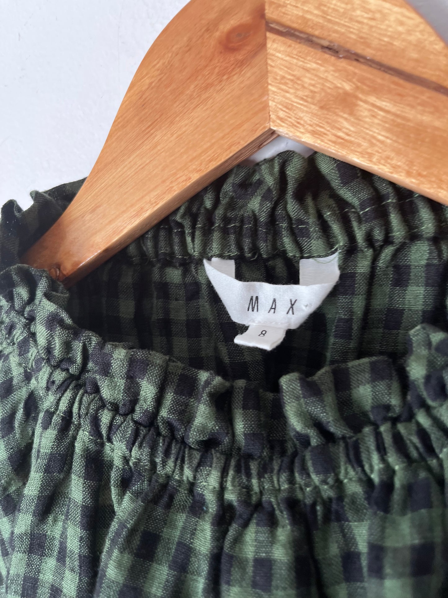MAX The Frill Detail LS Blouse RRP$140 (8-12)