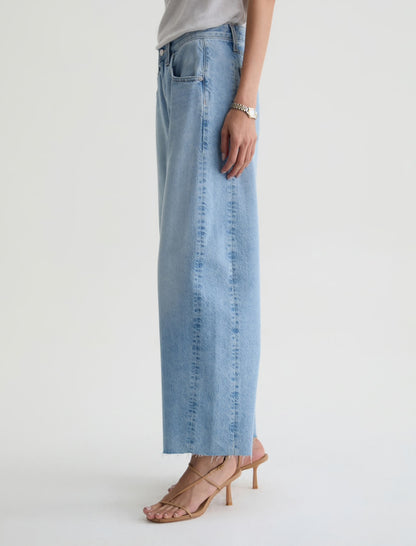 AG Hattie Crop High-Rise Barrel Jeans RRP $569 (10-12)