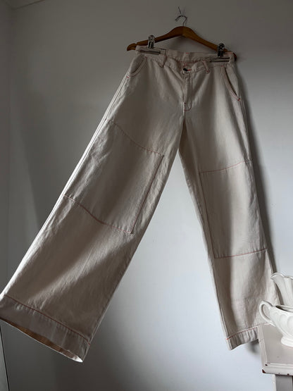 BASSIKE Double Knee Patch Jean RRP $495 (Size 12)