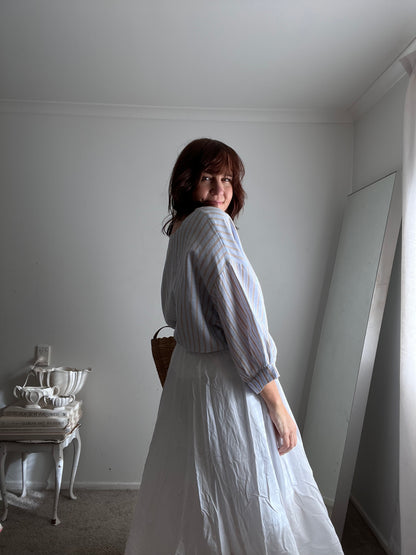 Home Tailored Stripe Blouse (Size imo 12-14)