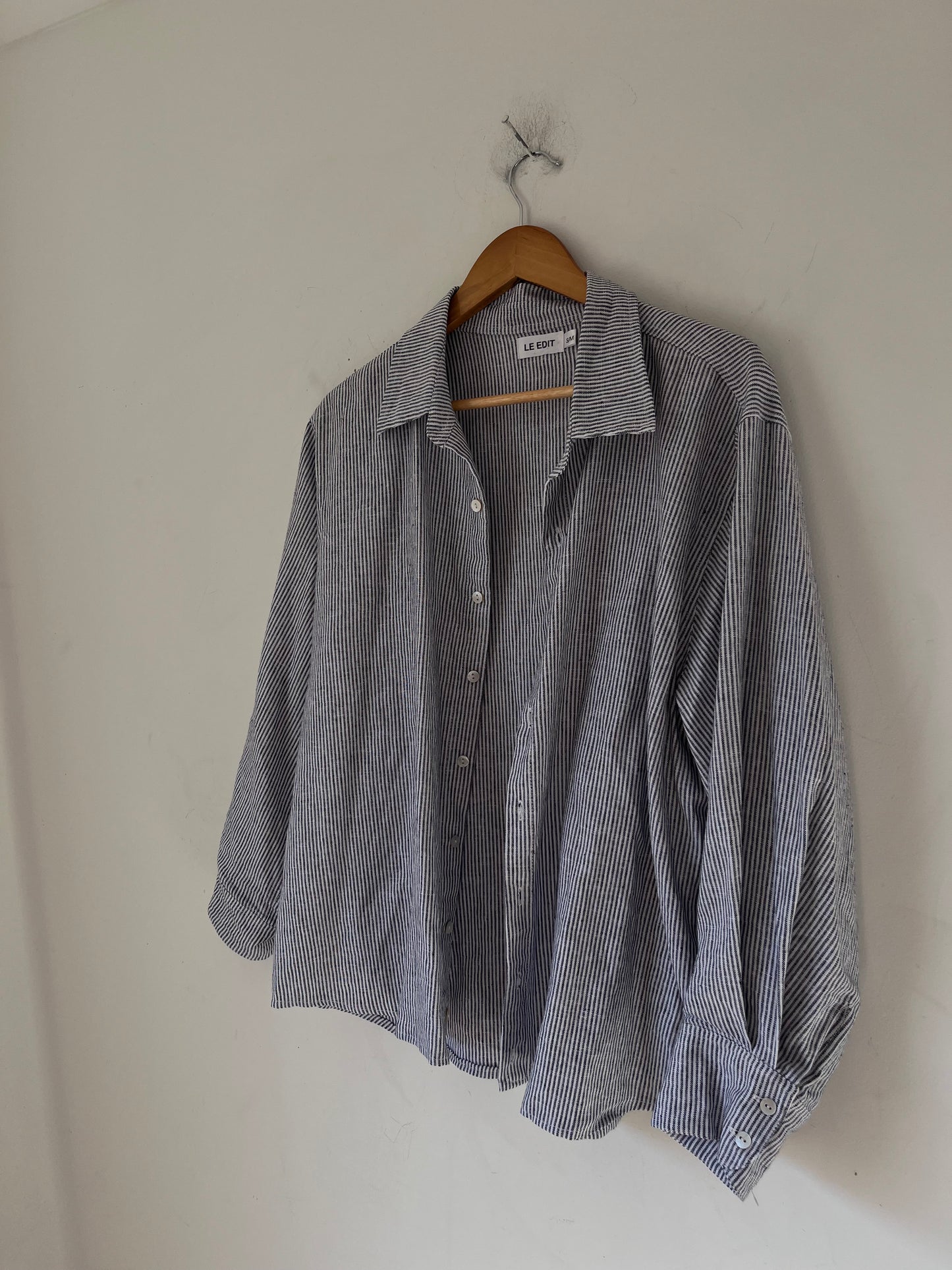 LE EDIT Linen Shirt RRP$239 (10-14)