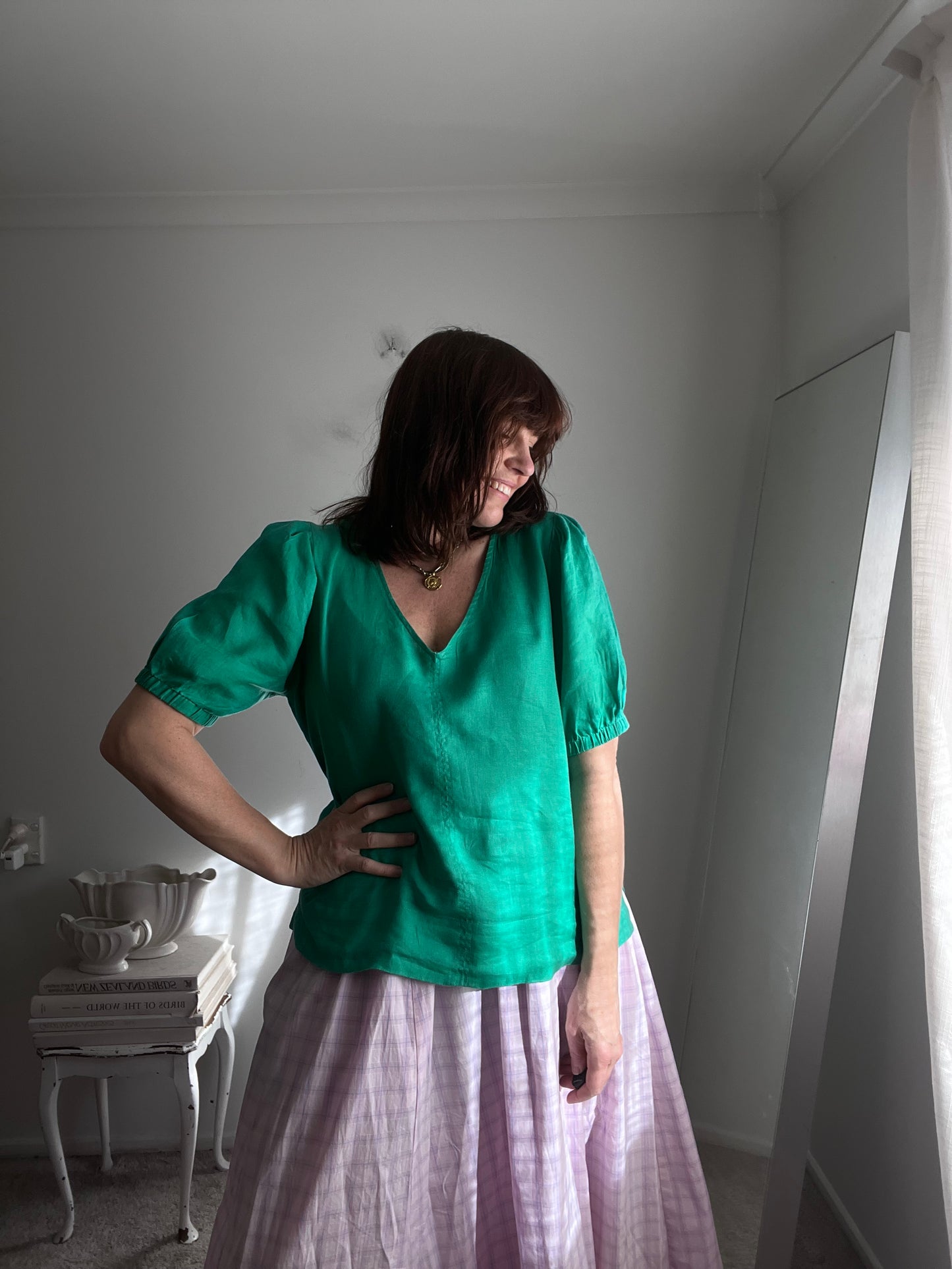 JUMP Linen Top RRP$179 (12-14)