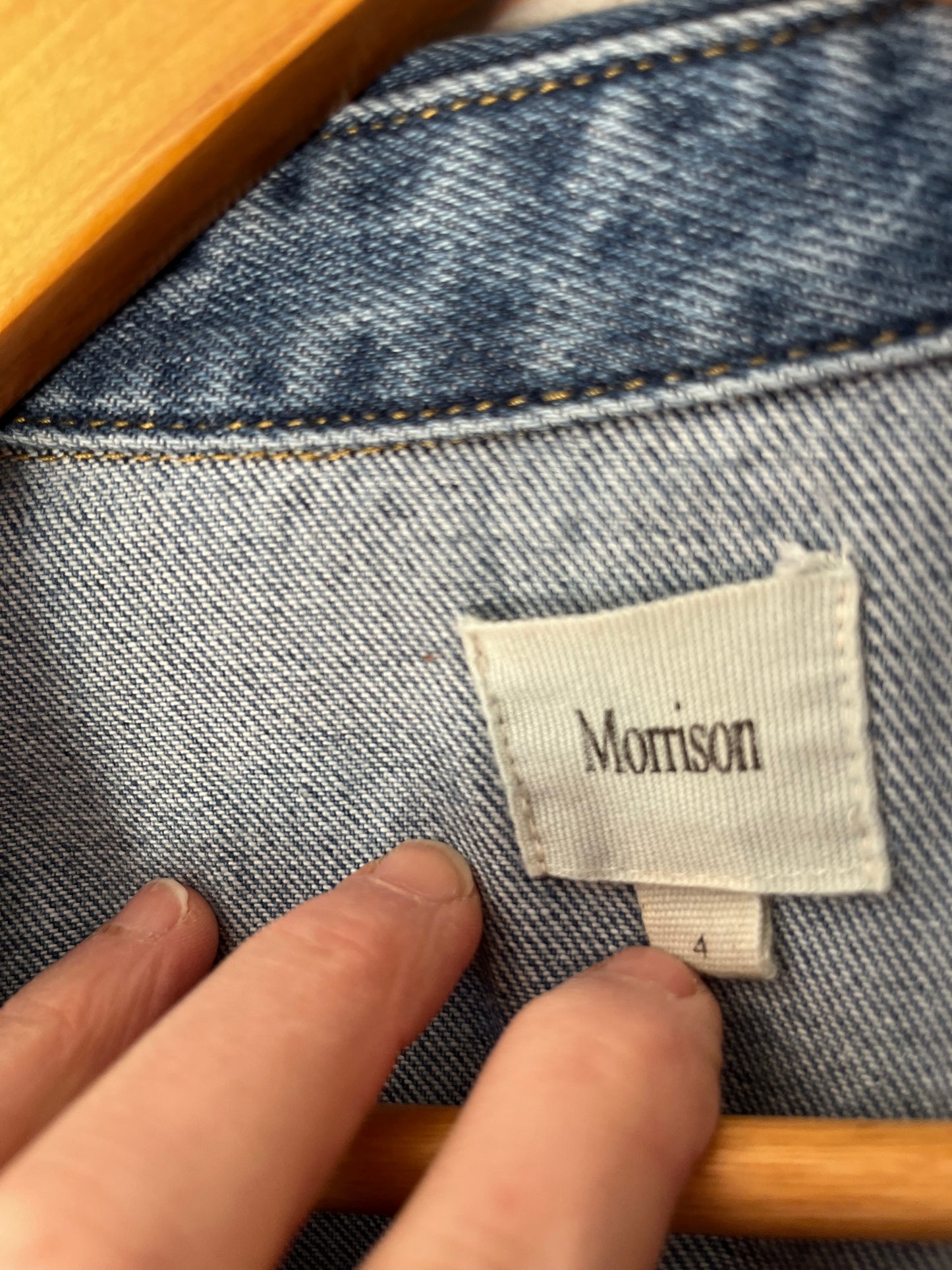 MORRISON Denim belted dress RRP$499 (14 )