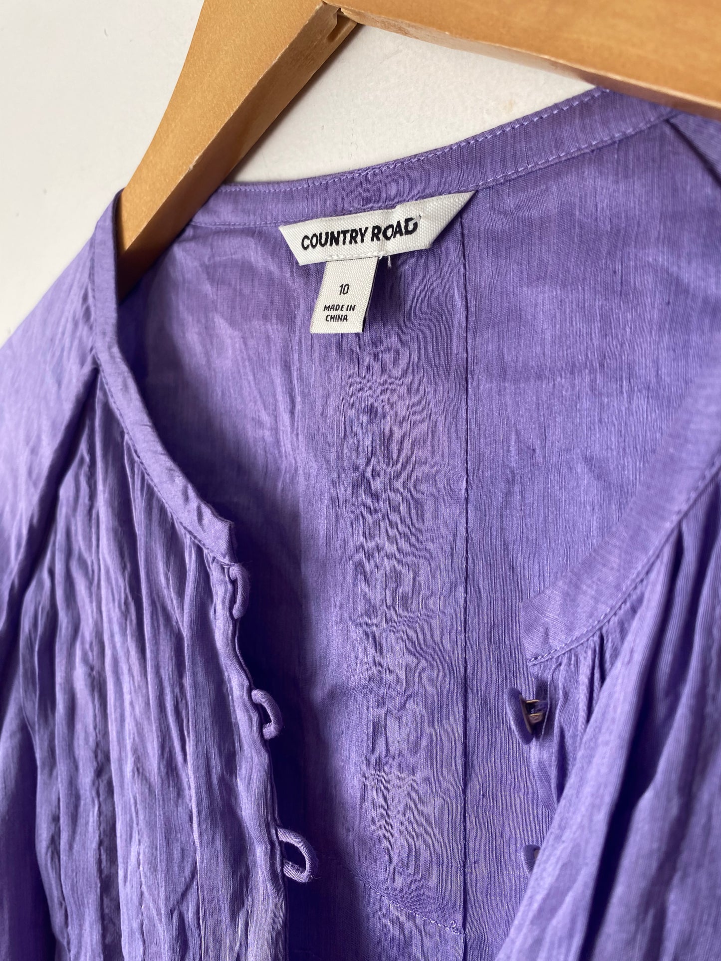 COUNTRY ROAD silk blouse (8-12)