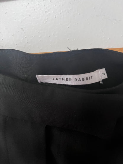 FATHER RABBIT Classic Trouser Black RRP$259 (10)