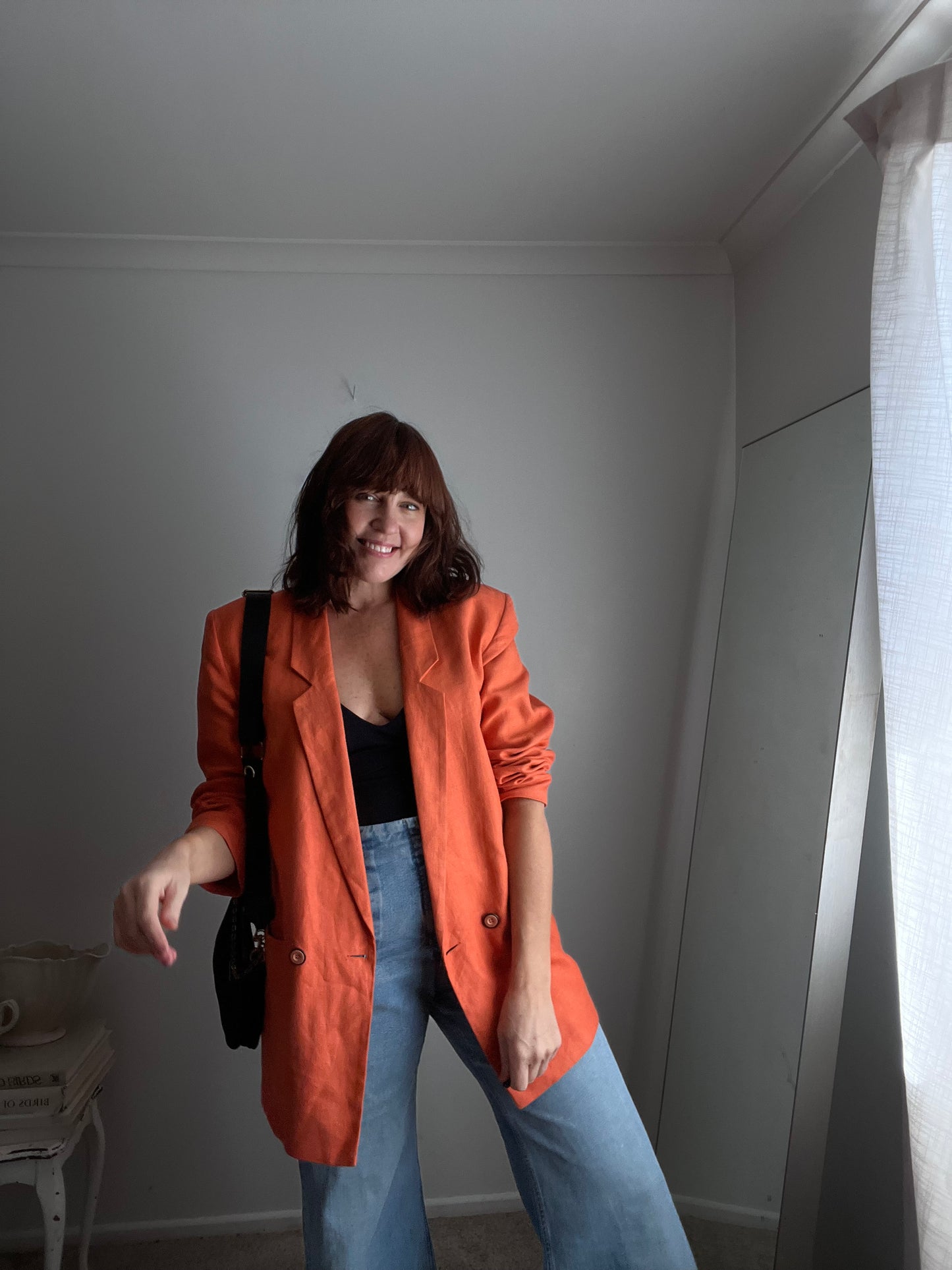 DREAMGIRLS ‘Wells’ Linen Blazer (12-14)