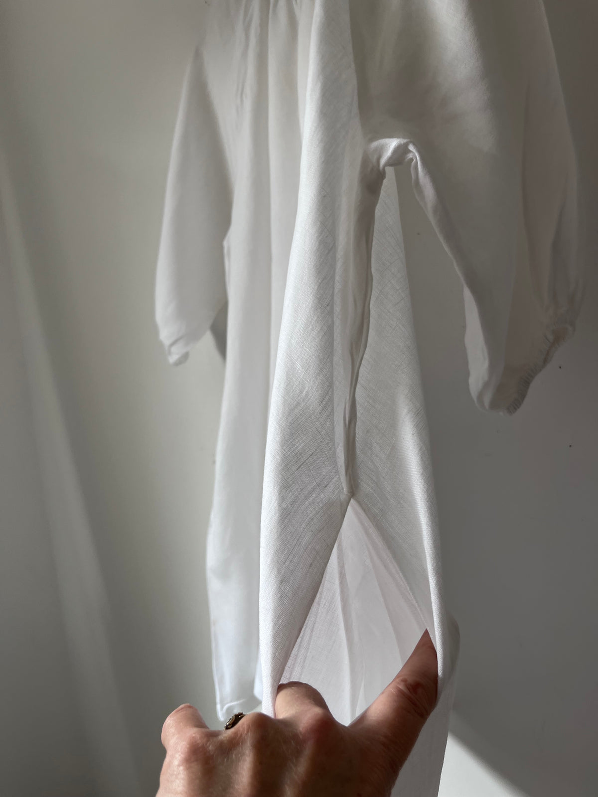 ASSEMBLY LABEL Linen Smock Dress RRP approx. $140 (Size 10)