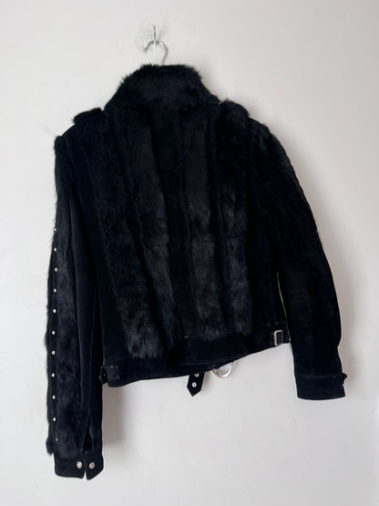 SHATUNI Suede/Fur Jacket (8-10)