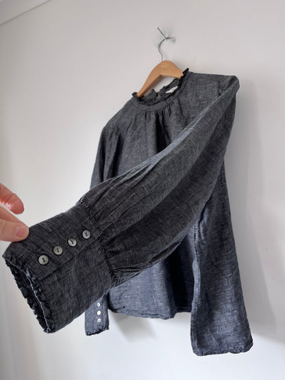 MAX linen blouse RRP$140 (16-18)