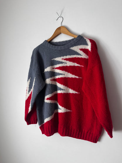 Handknitted Wool Jumper (12-16)