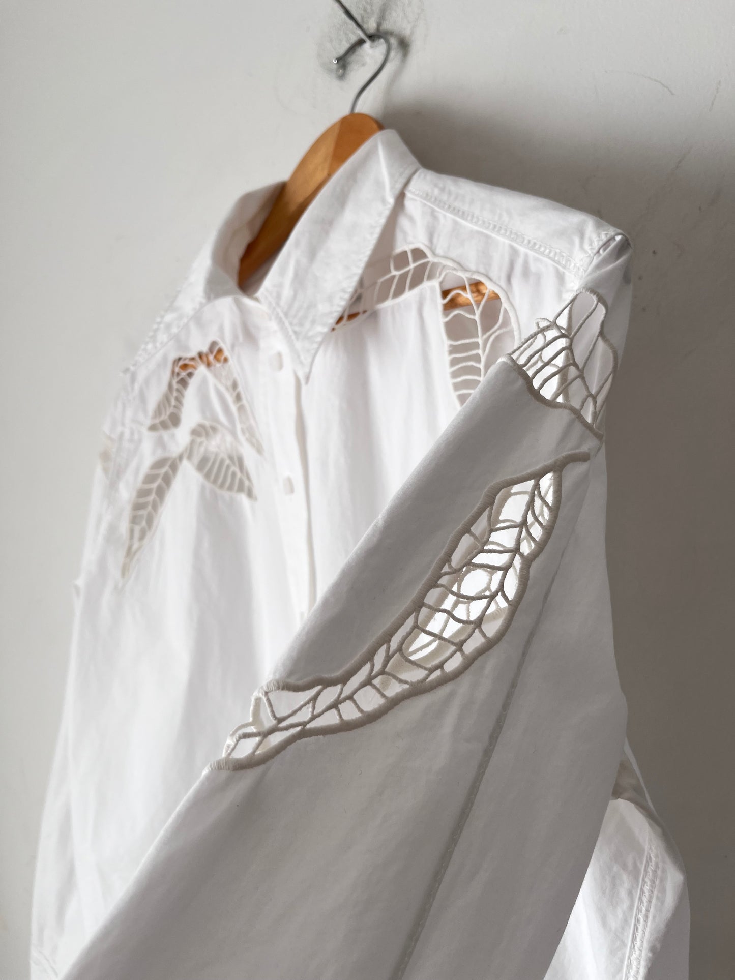 COS Relaxed Eyelet Shirt RRP$210 (10-12)