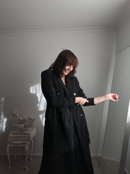 VINTAGE Longline Blazer (10-12)