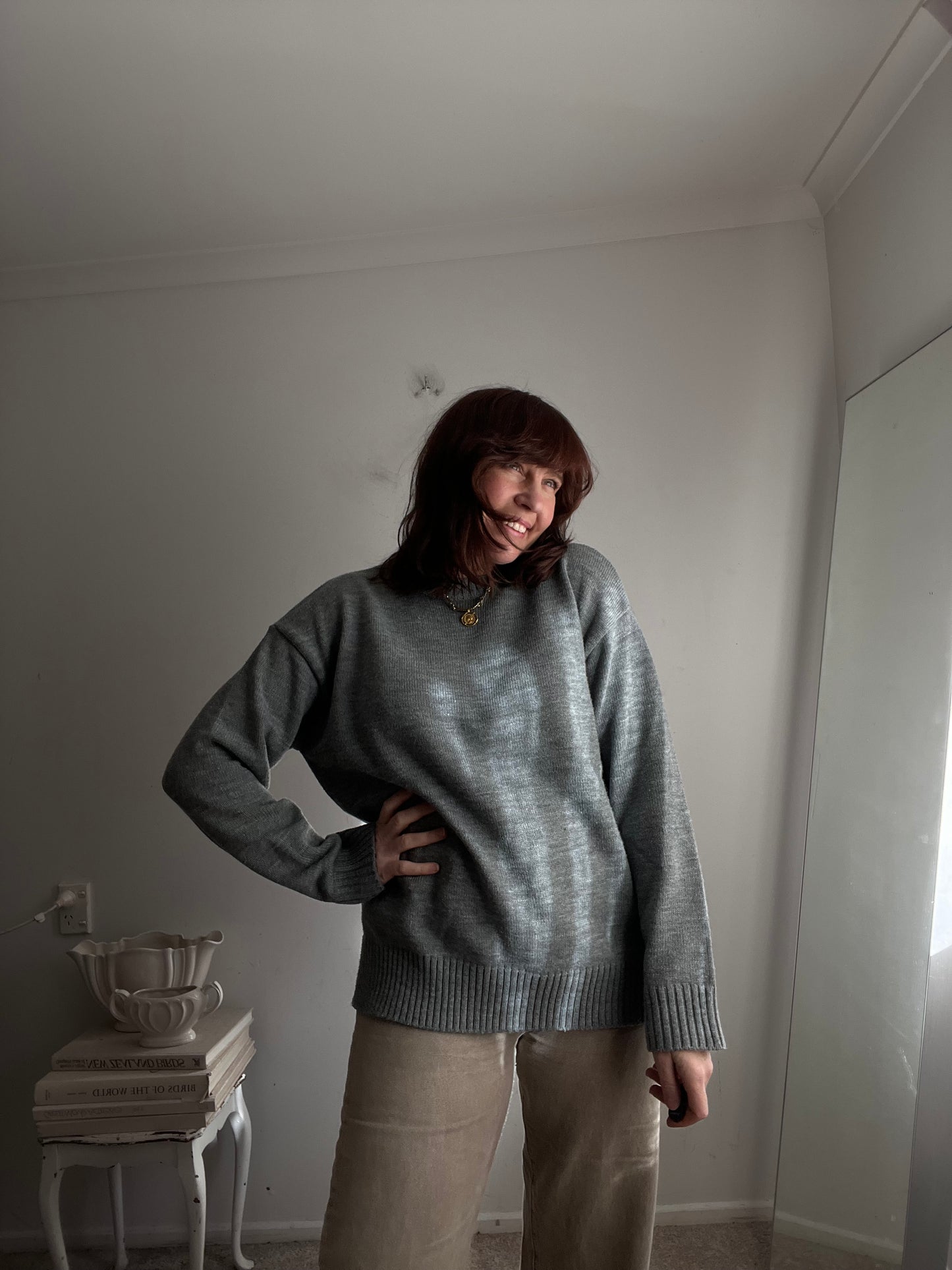 Grey Knit Jumper (10-12)