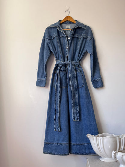 MORRISON Denim belted dress RRP$499 (14 )