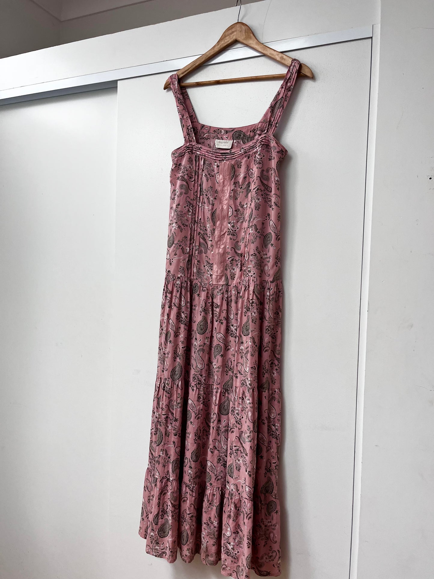 AUGUSTE THE LABEL Pink Paisley Dress RRP$300 (8)