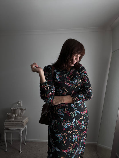 MAX Diana Long Sleeve Dress RRP$179.99 (12-14)
