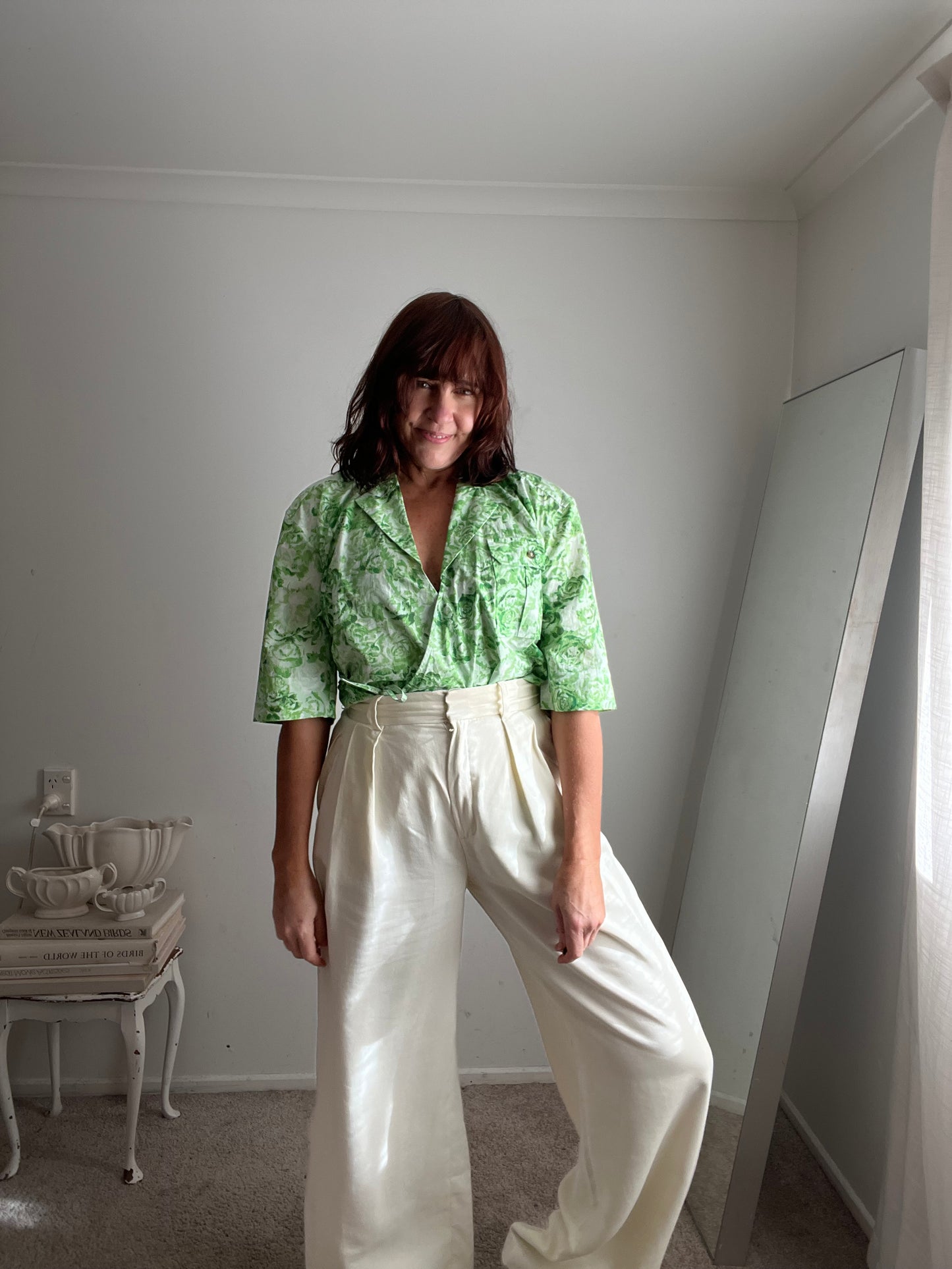 GANNI Floral Wrap Blouse RRP$420 (8-12)