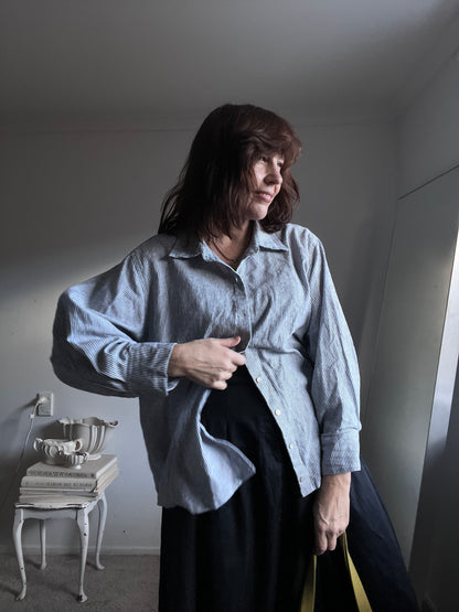 LE EDIT Linen Shirt RRP$239 (10-14)