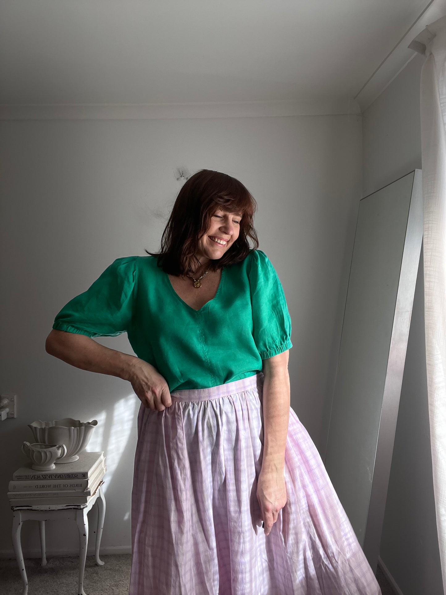 JUMP Linen Top RRP$179 (12-14)