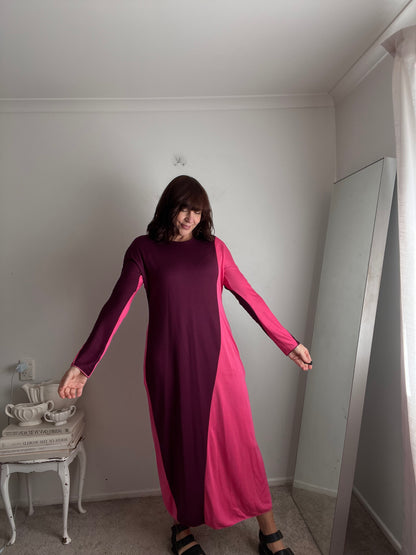 COS Colour-Block Maxi Dress RRP$290 (12-16)